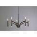 Draper 5 Light 25 inch Antique Bronze Chandelier Ceiling Light